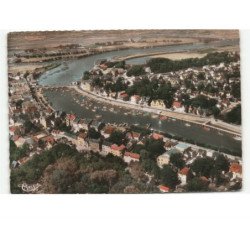 LE POULIGUEN: le port vue aérienne 10x15 - très bon état
