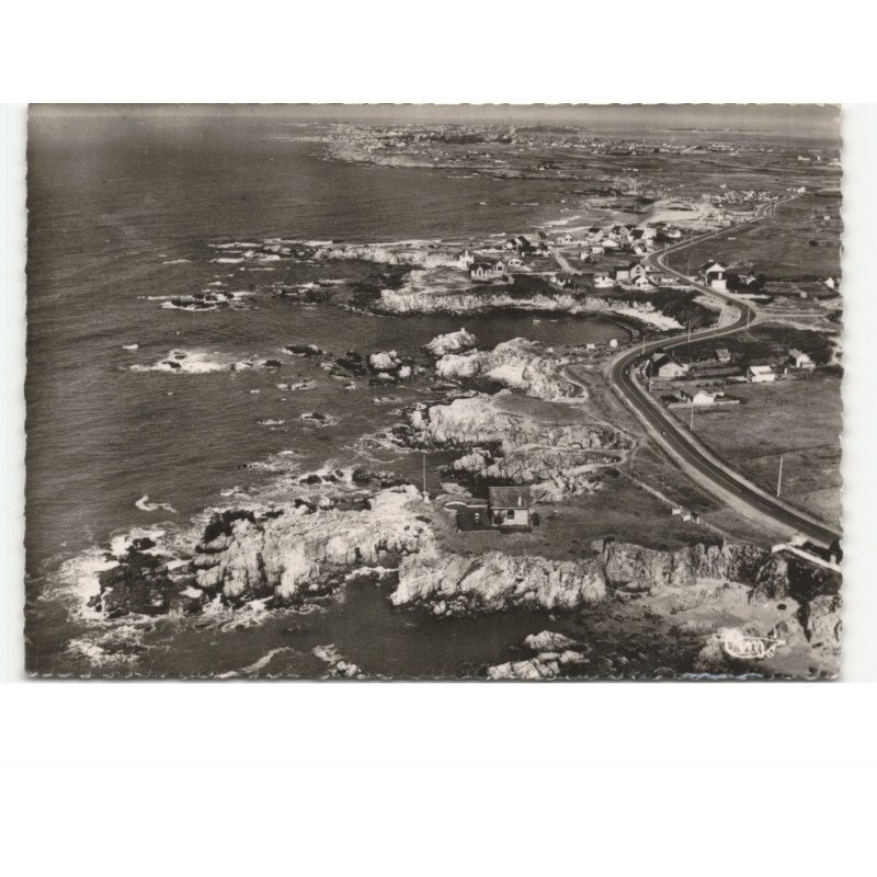 LE POULIGUEN: la côte sauvage vue aérienne 10x15 - très bon état