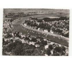 LE POULIGUEN: le port vue aérienne 10x15 - très bon état