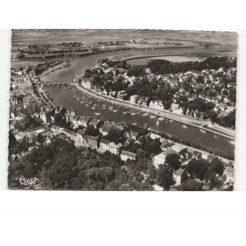 LE POULIGUEN: le port vue aérienne 10x15 - très bon état