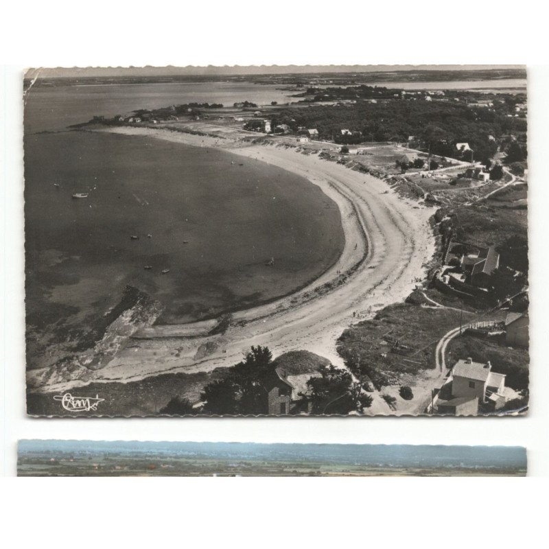 QUIMIAC-MESQUER: plage de l'anseria vue aérienne 10x15 - état