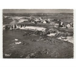 LE POULIGUEN: la grande côte, baie du scall et plager de la govelle vue aérienne 10x15 - très bon état