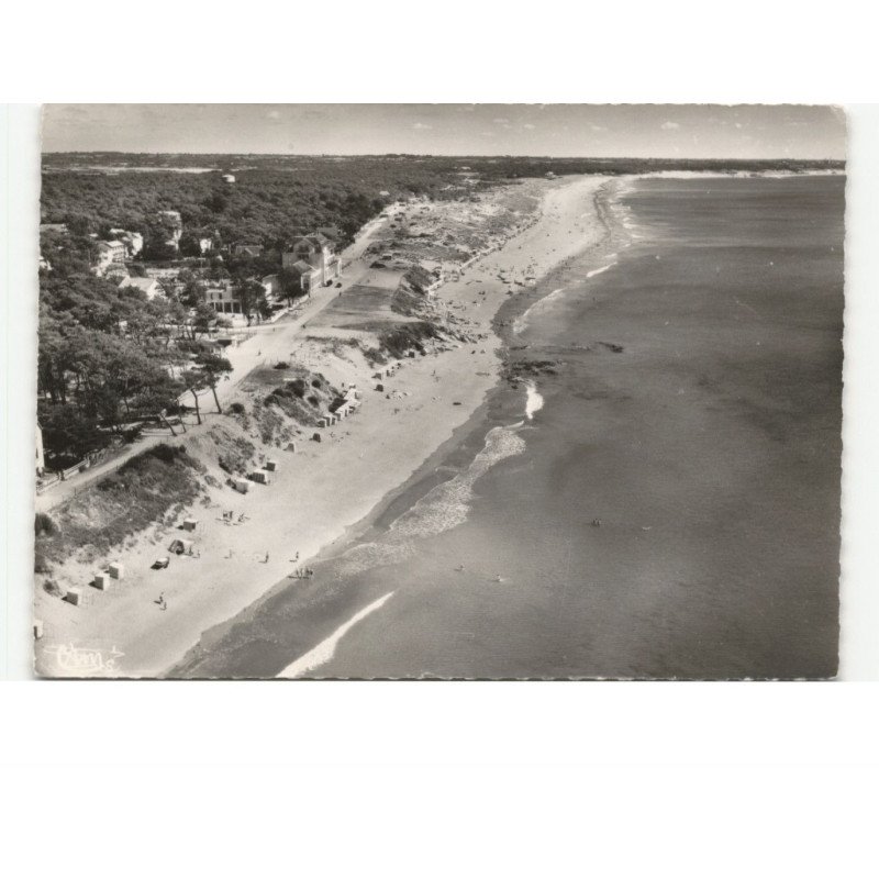 SAINT-BREVIN-L'OCEAN: la plage vue aérienne 10x15 - très bon état