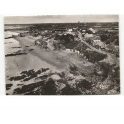SAINT-MICHEL-CHEF-CHEF: la grande plage et marée basse vue aérienne 10x15 - très bon état