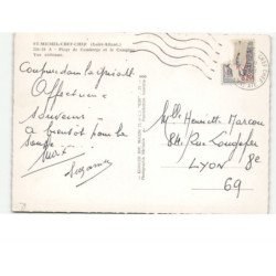 SAINT-MICHEL-CHEF-CHEF: plage de comberge et le camping vue aérienne 10x15 - très bon état