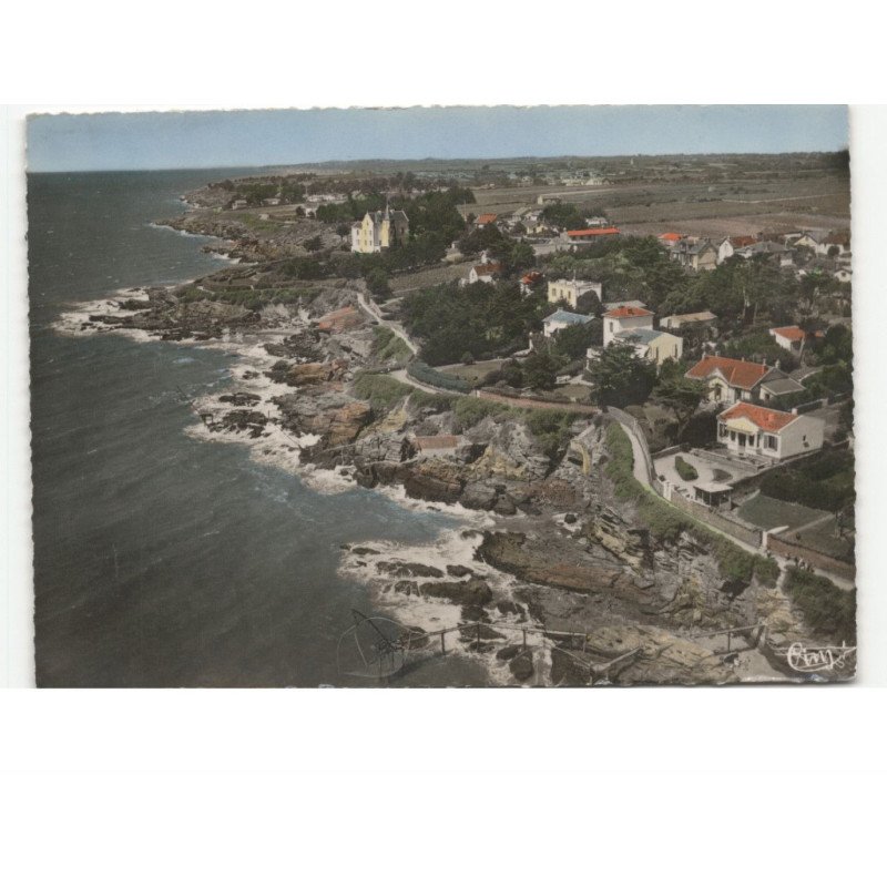 SAINTE-MARIE-sur-MER: la côte vue aérienne 10x15 - très bon état