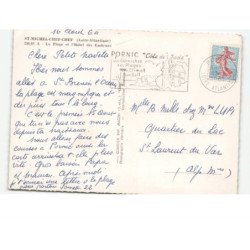 SAINT-MICHEL-CHEF-CHEF: la plage et l'hôtel des embruns vue aérienne 10x15 - très bon état
