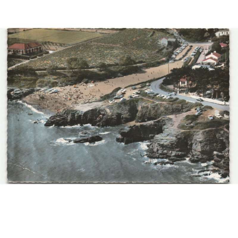 SAINTE-MARIE-sur-MER: plage du porteau vue aérienne 10x15 - état