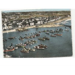LA TURBALLE: le port vue aérienne 10x15 - très bon état