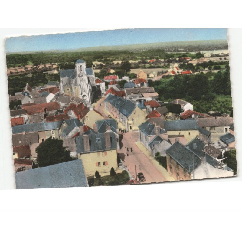 ABBARETZ: vue panoramique vue aérienne 10x15 - très bon état