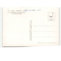 LA BERNERIE: la grande plage vue aérienne 10x15 - très bon état