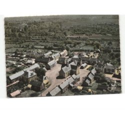 DREFFEAC: l'église et le bourg vue aérienne 10x15 - très bon état