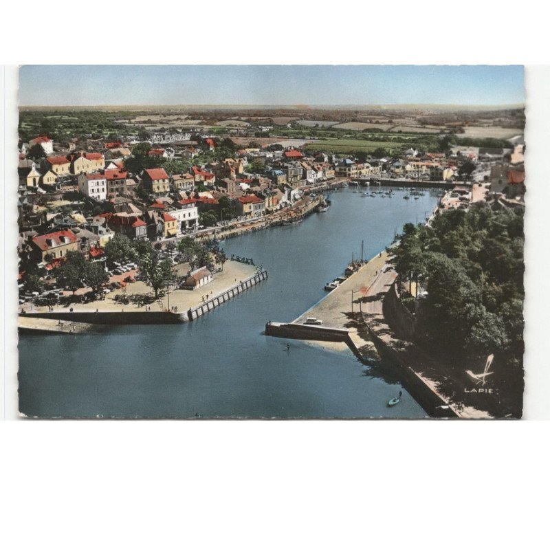 PORNIC: le port vue aérienne 10x15 - très bon état
