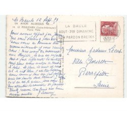 LE POULIGUEN: pierre plate vue aérienne 10x15 - très bon état