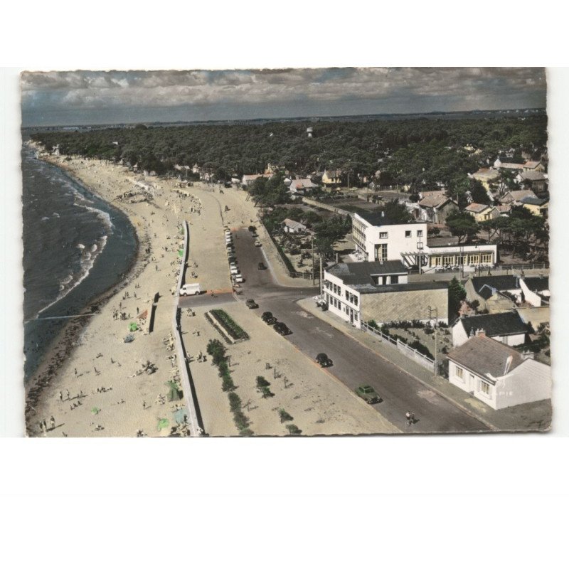SAINT-BREVIN-les-PINS: la grande plage vue aérienne 10x15 - très bon état