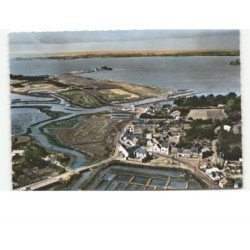 QUIMIAC EN MESQUER: kercabellec et pointe de merquel vue aérienne 10x15 - très bon état