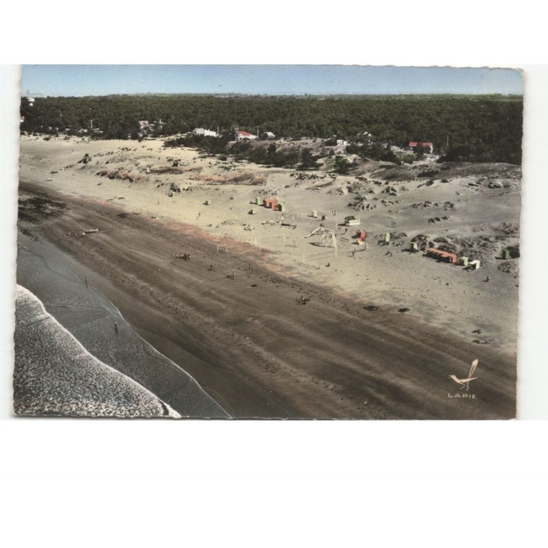 LES ROCHELETS: la plage des goëlands vue aérienne 10x15 - très bon état
