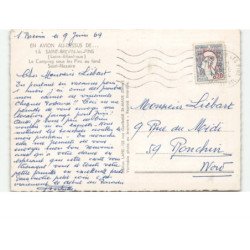 SAINT-BREVIN-les-PINS: le camping sous les pins au fond saint-nazaire vue aérienne 10x15 - très bon état