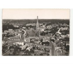 SAINT-HILAIRE-de-CHALEONS: l'église côté abside vue aérienne 10x15 - très bon état