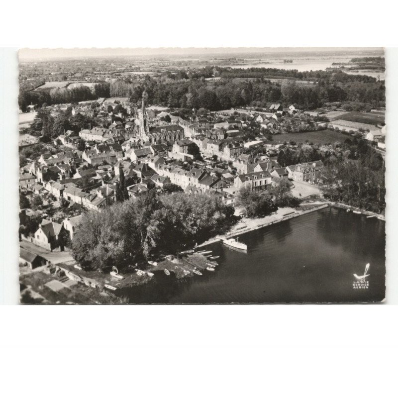 SUCE: vue générale vers les plaines de mazerolles "le bassin" vue aérienne 10x15 - très bon état