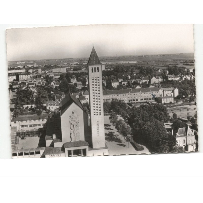 BLOIS: notre-dame de la trinité vue aérienne 10x15 - très bon état
