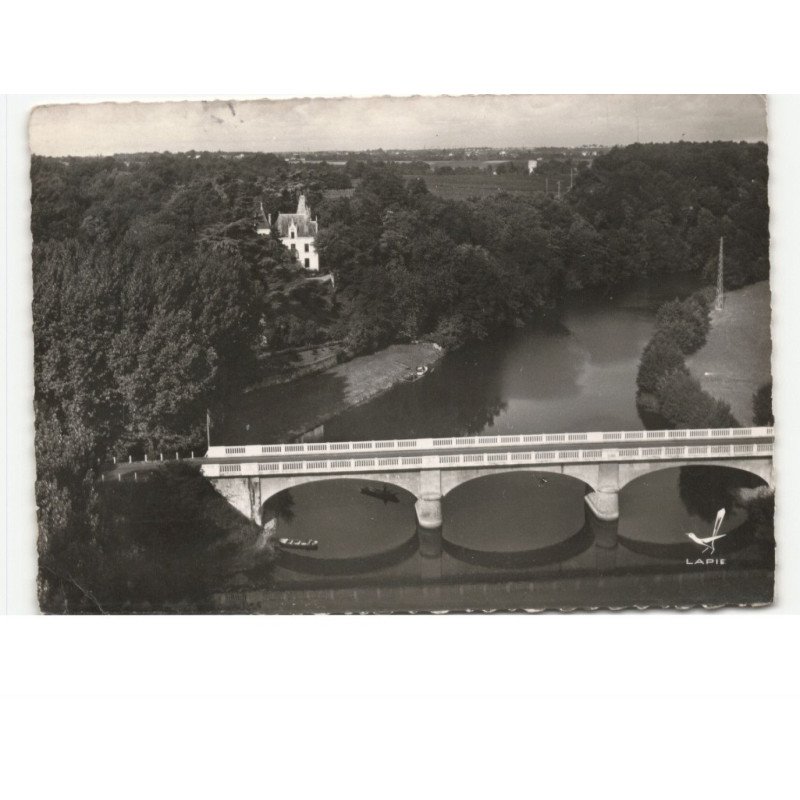 VERTOU: le pont du portillon vue aérienne 10x15 - état