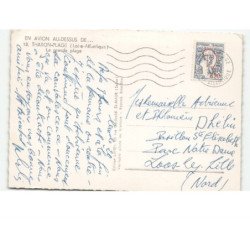 THARON-PLAGE: la grande plage vue aérienne 10x15 - très bon état