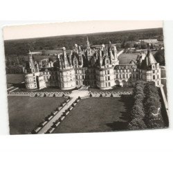 CHAMBORD: charles-quint déclara "chambord est un abrégé de l'industrie humaine" vue aérienne 10x15 - très bon état