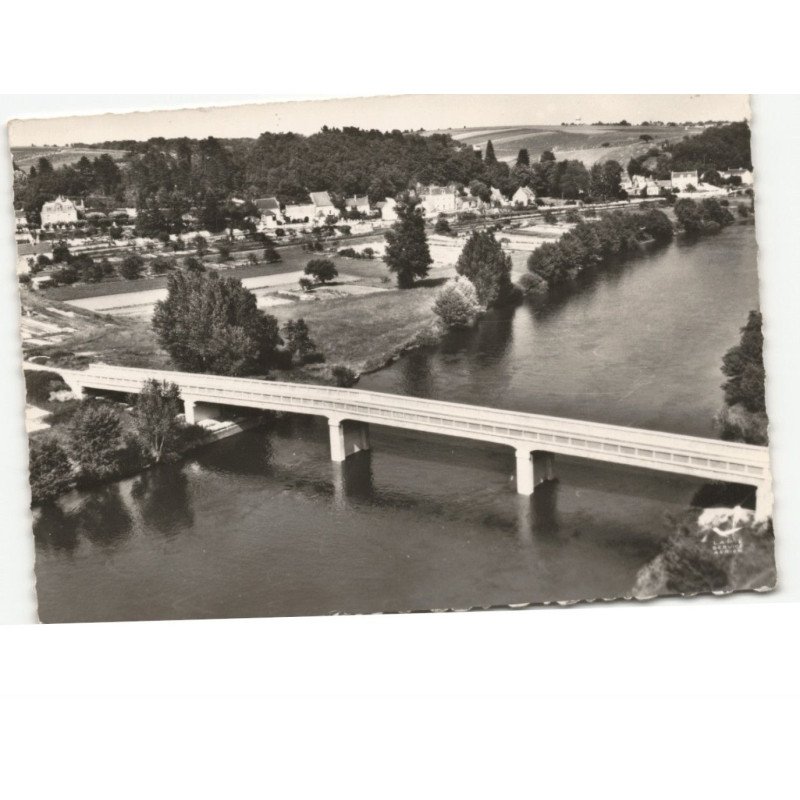 BOURRE: le pont, la rotanderie vue aérienne 10x15 - très bon état