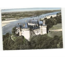 CHAUMONT-sur-LOIRE: le château vue aérienne 10x15 - très bon état