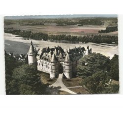 CHAUMONT-sur-LOIRE: le château vue aérienne 10x15 - très bon état