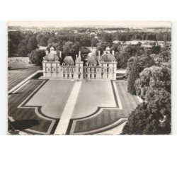 CHEVERNY: le château vue aérienne 10x15 - état