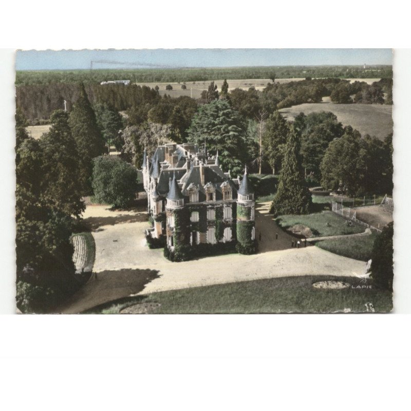 LA FERTE-IMBAULT: le château de la sauldre vue aérienne 10x15 - très bon état