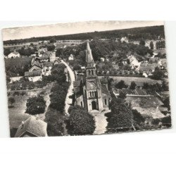 CANDE-sur-BEUVRON: l'église vue aérienne 10x15 - état
