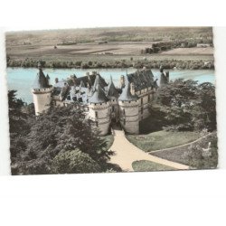 CHAUMONT-sur-LOIRE: le château vue aérienne 10x15 - très bon état