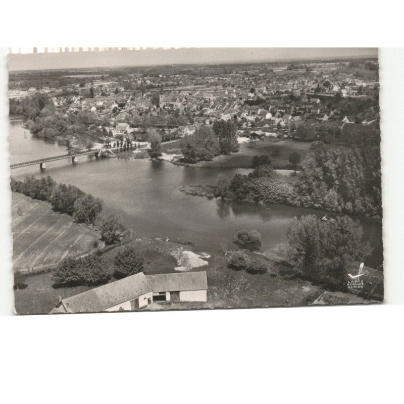 CHATRES-sur-CHER: vue panoramique vue aérienne 10x15 - état