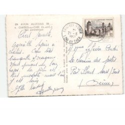 CHATRES-sur-CHER: vue panoramique vue aérienne 10x15 - état