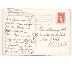 LAMOTTE-BEUVRON: avenue de l'hôtel-de-ville vue aérienne 10x15 - très bon état