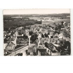 DHUISON: le bourg vue aérienne 10x15 - très bon état
