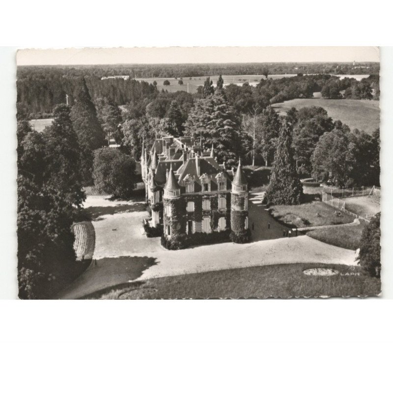 LA FERTE IMBAULT: le château de la sauldre vue aérienne 10x15 - très bon état