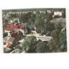 LA FERTE SAINT-CYR: le pont sur le cosson et le château vue aérienne 10x15 - très bon état