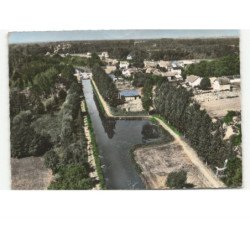 GIEVRES: le canal vue aérienne 10x15 - état
