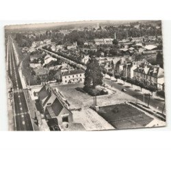 LAMOTTE-BEUVRON: la gare vue aérienne 10x15 - très bon état