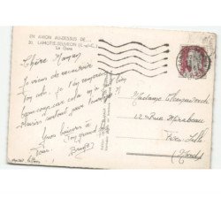 LAMOTTE-BEUVRON: la gare vue aérienne 10x15 - très bon état