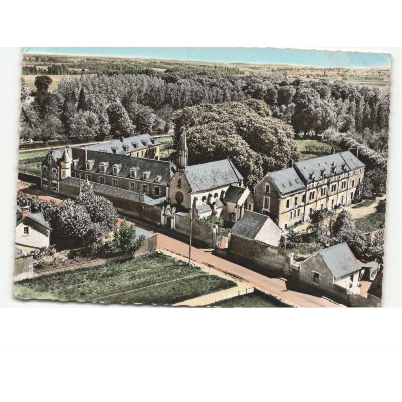 PONTLEVOY: chez nous, maison d'enfants vue aérienne 10x15 - état