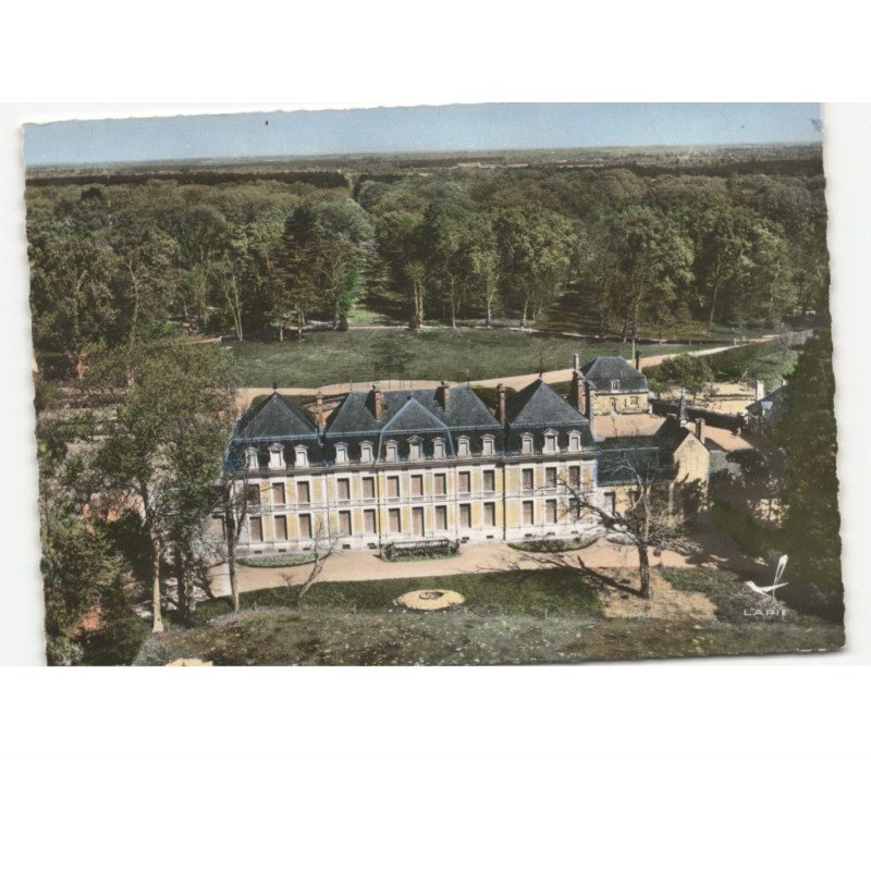 NOUAN-le-FUZELIER: château de mazère vue aérienne 10x15 - très bon état