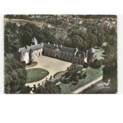 MONTEAUX: le château vue aérienne 10x15 - état