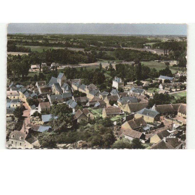 MONTHOU-sur-CHER: vue générale vue aérienne 10x15 - très bon état