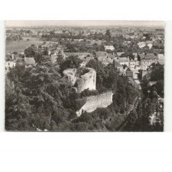 LES MONTILS: les ruines du château vue aérienne 10x15 - très bon état