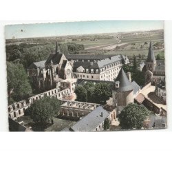 PONT-LEVOY: chapelle notre-dame des blanches et école secondaire vue aérienne 10x15 - très bon état